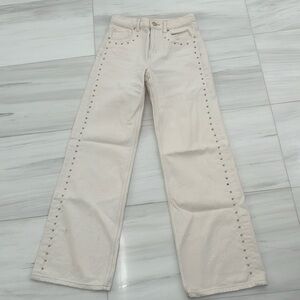 H&M Studded Denim Jeans